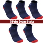 Cotton Sock for Men Sport Breathable Soft Letter Fashion Sneakers High Elastic Middle Tube Stocking Towel Sox Summer Running - Image 10