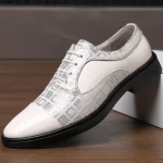 Men Black oxfords shoes - Image 32