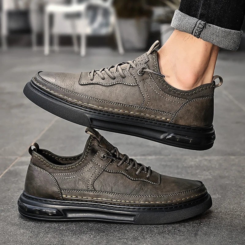 Khaki kicks man shoes - Image 17