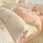 1pc Purple Lavender Printed Duvet Cover Single/Queen/King Size Quilt Cover for Double Bed Flower housse de couette220x240cm - Image 8