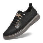 Men Skateboarding Shoes Leather - Image 7