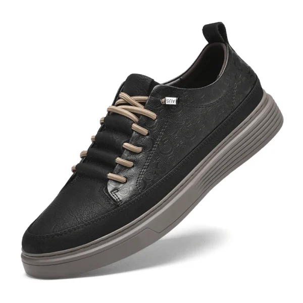 Men Skateboarding Shoes Leather - Image 7