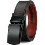New Mens Belt Automatic Genuine Leather Luxury Belt of Men Male Metal Automatic Buckle Designer High Quality Waist Belt Black - Image 26