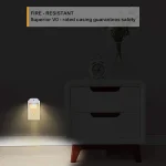 Wireless Light Control Sensor LED Night Light EU Plug Night Lights For Baby Kids Bedside Bedroom Corridor Lighting - Image 19