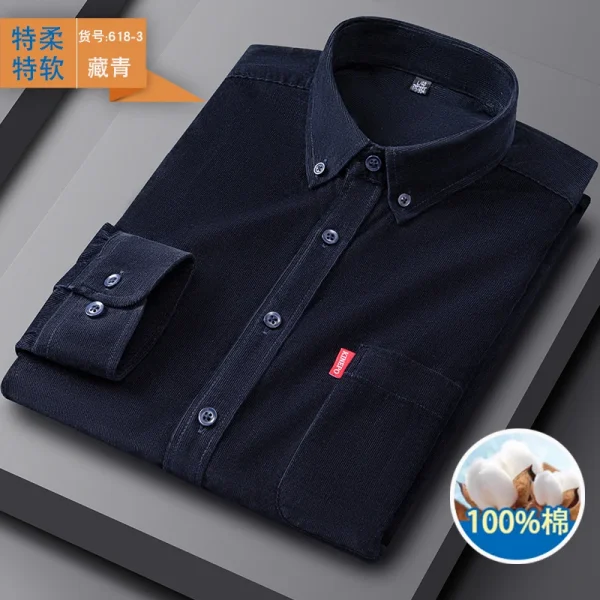 Men's Regular-Fit Corduroy Shirt - Image 10