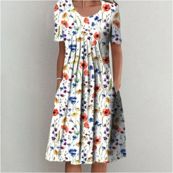 Spring/Summer Women's Elegant Large Swing Skirt - Image 3