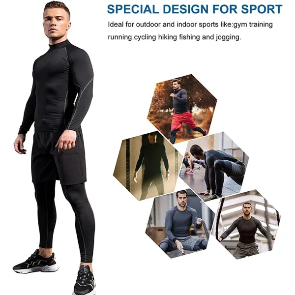 Men's Long Sleeve Compression Top - Image 5