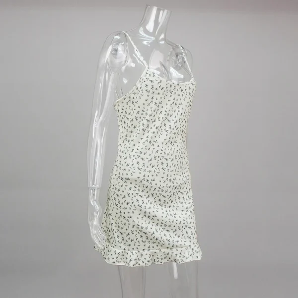 Hiloc Summer Backless Spaghetti Strap Dress Casual - Image 16