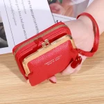 Wallet Women's Fashion Wrist Strap Short Zero Wallet Large Capacity Coin Clip Bag Multiple Card Positions Card Bag Money Clip - Image 5
