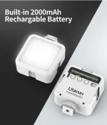 Ulanzi VL49 6W Mini Vlog LED Fill Light White 2000mAh 5500K Zoom Lighting Photographic Lighting Video Phone Selfie Fill Lamps - Image 18