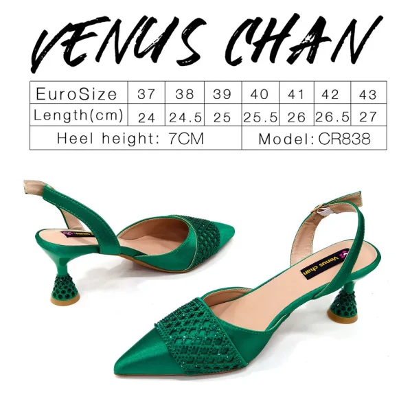 Green luxe heels - Image 6