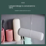 Travel Portable Toothbrush Cup Bathroom Toothpaste Holder Storage Case Box Organizer Travel Toiletries Storage Cup New Creative - Image 6