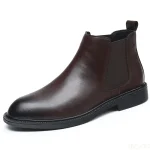 Men's Boots Handmade Leather Ankle Shoes - Image 6