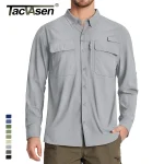 Men's Tactical Long Sleeve UPF Sun Protection Shirt - Image 2