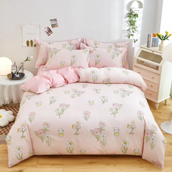 3pcs Dark Blue Striped Style Duvet Cover Set for Boy Geometric Pattern Luxury Hotel Room Decor 100% Cotton Skin-friendly Bedding - Image 52