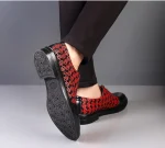 Men Black oxfords shoes - Image 20