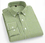 plaid shirts for man slim fit formal casual - Image 26