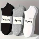 5/10-Pack Unisex Comfort-Fit Ankle Socks For All, Breathable & Lightweight - Ideal For Sports & Daily Wear - Image 26