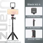 Ulanzi MT-08 Mini Tripod White Color Foldable Tripod Monopod  Mount 1/4'' Tripod Universal for DSLR Android iPhone Smartphone - Image 12