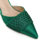 Green luxe heels - Image 5