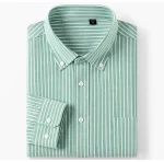slim-fit striped Oxford shirt - Image 12