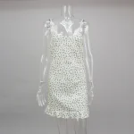 Hiloc Summer Backless Spaghetti Strap Dress Casual - Image 15