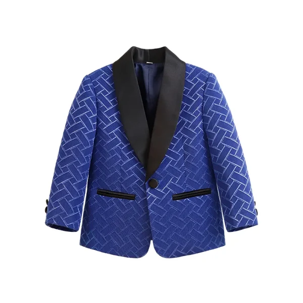 Kids' 3-Piece Formal Blue Suit - Image 12