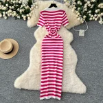 Knit stripe maxi dress - Image 19