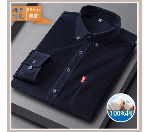 Men's Regular-Fit Corduroy Shirt - Image 28