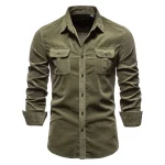 Corduroy dress shirt - Image 10