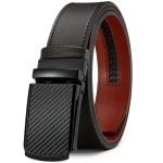 New Mens Belt Automatic Genuine Leather Luxury Belt of Men Male Metal Automatic Buckle Designer High Quality Waist Belt Black - Image 10