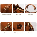 Top Handle Bucket Bag Set - Image 5