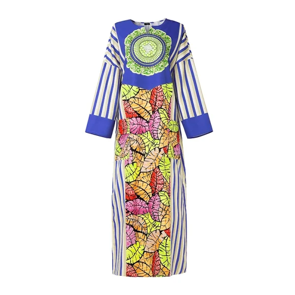 Plus Size 5XL VONDA Women Maxi Robe Bohemian Long Sleeve Floral Print Long Sundress Oversized Party Vestido Fashion Casual Dress - Image 19