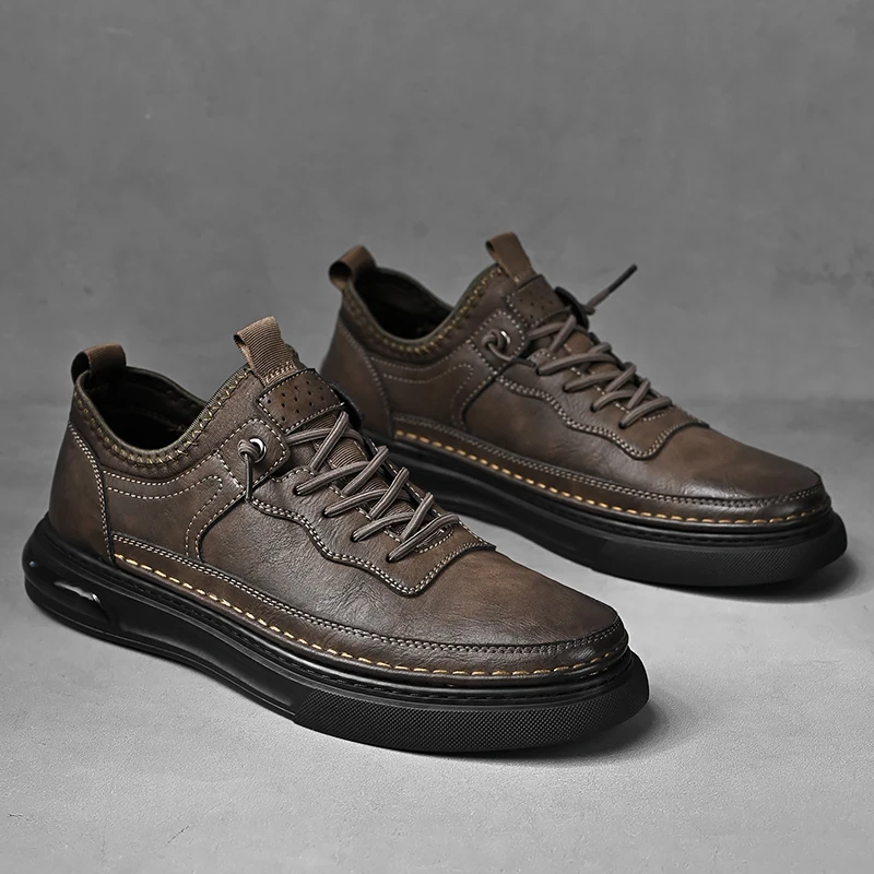 Khaki kicks man shoes - Image 3