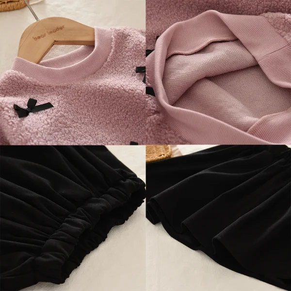 Bear Leader Girls' Plush A-Line 2-Piece Set - Image 34