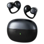 Open-Ear Headphones, Clip-On Earbuds-Wireless Bluetooth Earbuds with Microphone EarHook Sports HiFi Sound Headset