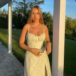 Women Elegant Floral Beach Vacation Bodycon Long Dress - Image 24