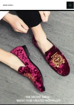 Suede loafers Wedding Dress Shoes - Image 11
