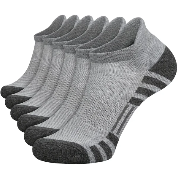 12 Pairs Men's Mesh Breathable Sports Ear Lifting Socks All Season Solid Color Low Cut Casual Mens Short Tube Socks - Image 7