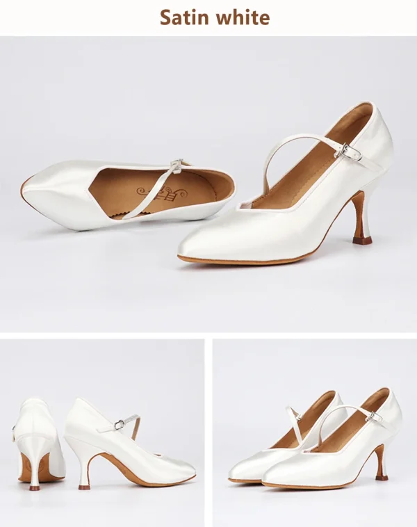 Satin dance shoes - Image 37