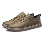 Italian Brand Men's Khaki kicks - Image 13