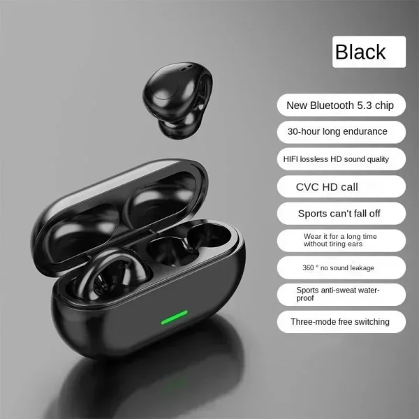 New Original T75 Bone Conduction Wireless Bluetooth 5.3 Headphones Sports Earphones HiFi Sound Quality Waterproof TWS Headset - Image 7