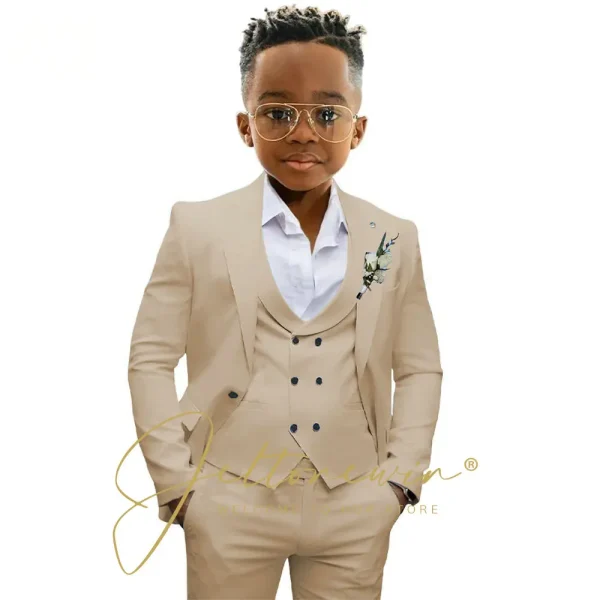 Boys' 3-Piece "Casual-Formal" Suit Set - Image 2