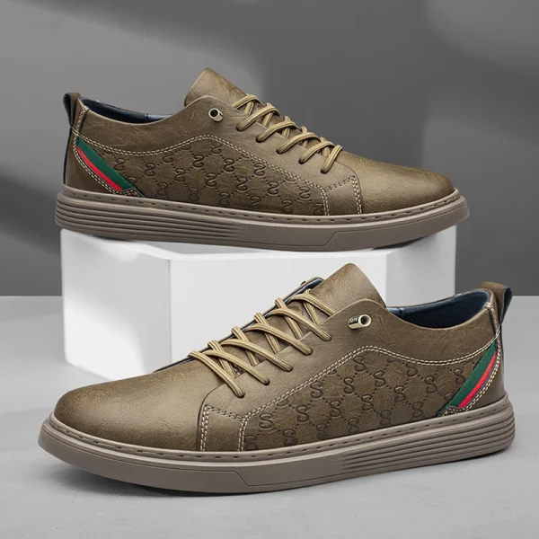 Italian Brand Men's Khaki kicks - Image 34