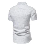 white short-sleeve button-down - Image 17