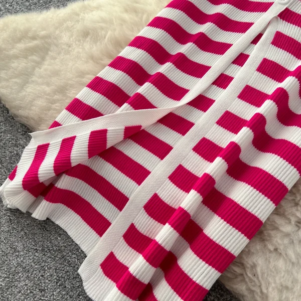 Knit stripe maxi dress - Image 17