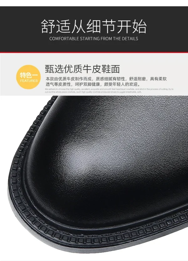 Men's Boots Handmade Leather Ankle Shoes - Image 17