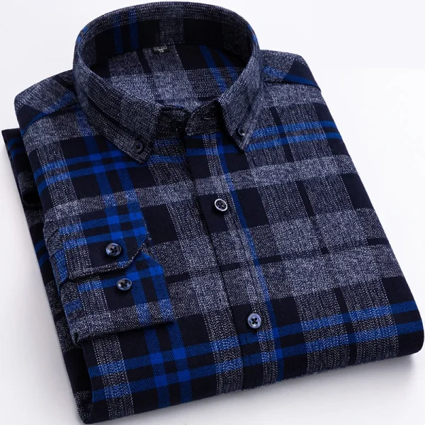 Cotton plaid shirt - Image 39