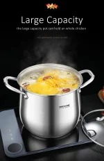 GEDO LFGB 304 Stainless Steel Stewing Pot - Image 18