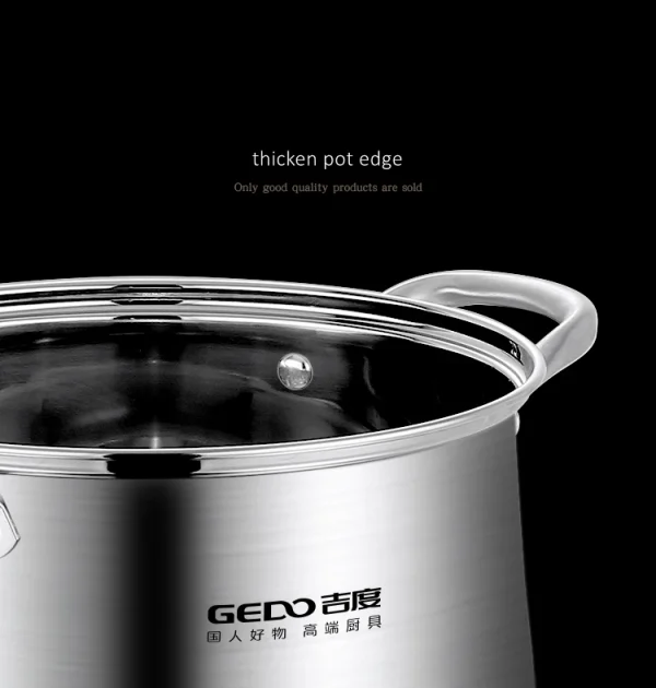 GEDO LFGB 304 Stainless Steel Stewing Pot - Image 30